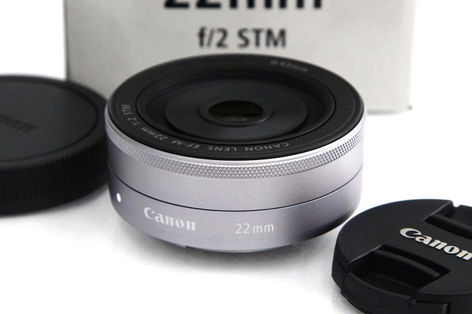 Canon キャノン EF-M 22mm F2 STM シルバー 広角レンズ Canon EF-M
