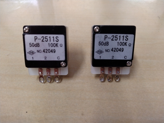 Dale抵抗 250kΩ2連24ポイントラダー・アッテネーター Dale抵抗 250kΩ2