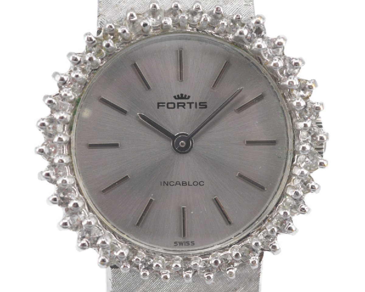 中古品] 稼働品【FORTIS】フォルティス 925 SILVER製 INCABLOC 手巻