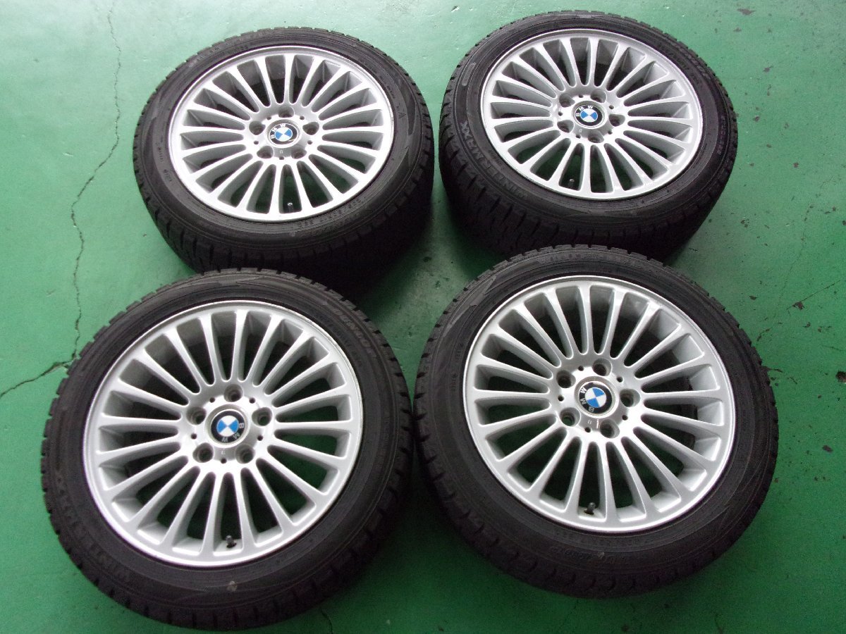 【セール，低価】 BMW 1シリーズ/3シリーズ他 純正 アルミ 7J&times;17+47 PCD120-5穴 WM02 205/50R17 4本 輸入(スタッドレスタイヤ)｜売買されたオークション情報、yahooの商品情報をアーカイブ公開 - オークファン 5穴