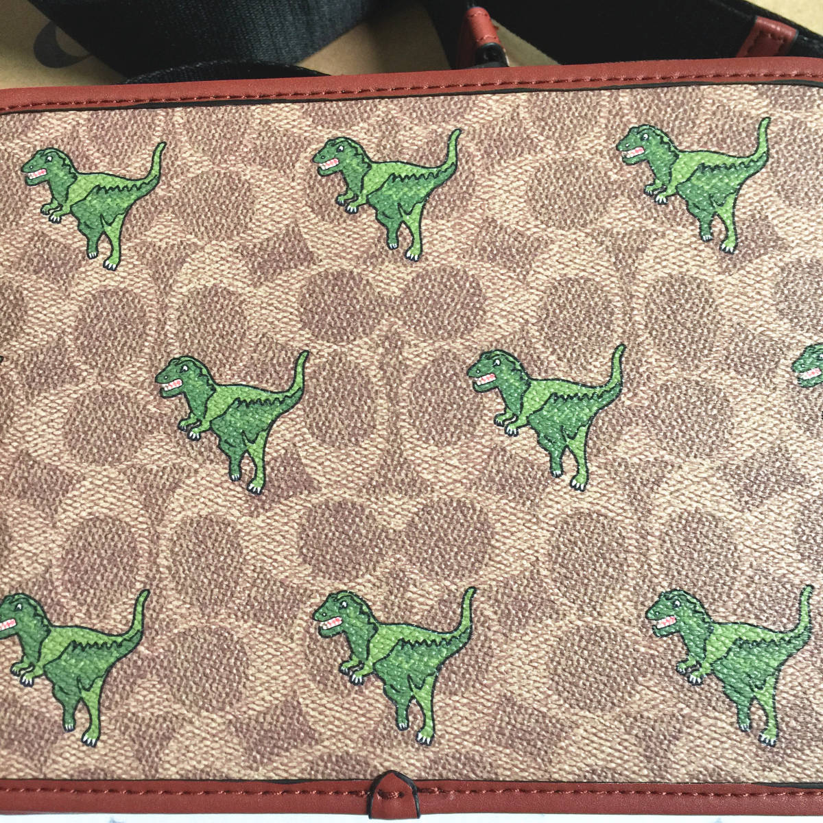 新品未使用】COACH コーチバッグ CF076 ブラウン レキシーバッグ