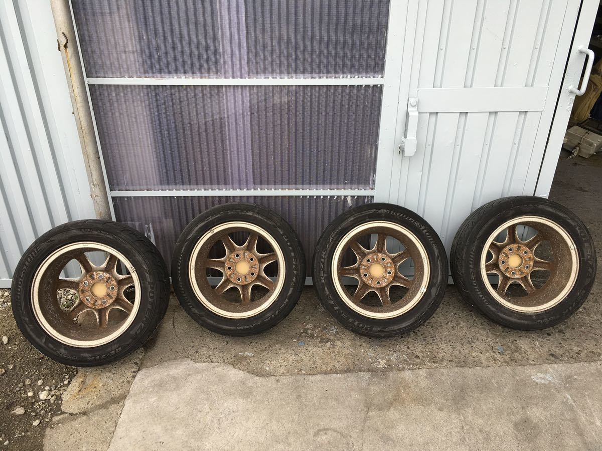EK9 シビックタイプR EK9 アルミホイール 4本セット 195/55R15