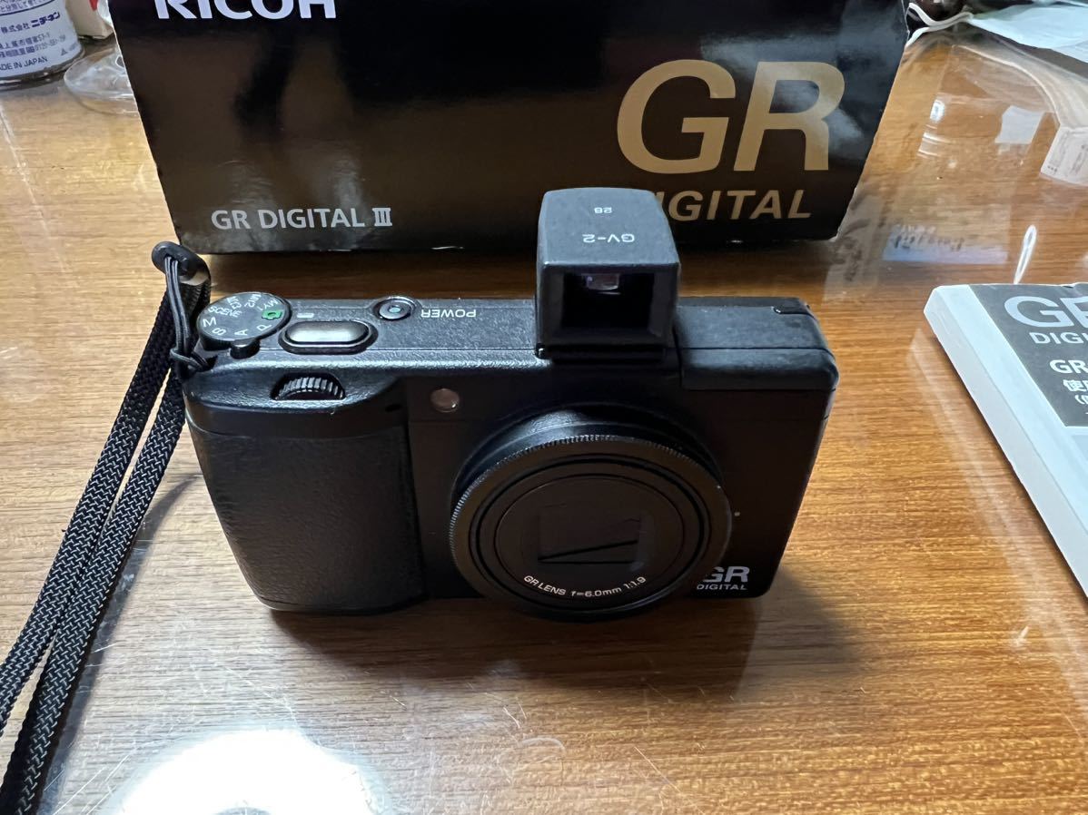 RICOH GR DIGITAL Ⅲ ＋ ビューファインダーGV-2 リコー RICOH GR
