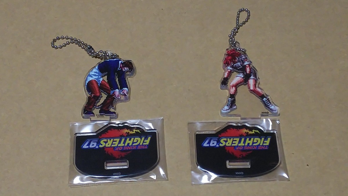 KOF 八神庵 レオナ アクリルスタンド キーホルダー SNK ネオジオ 