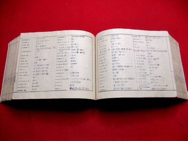 720 英和対訳袖珍辞書　江戸末期　活版　和本 古書 古文書