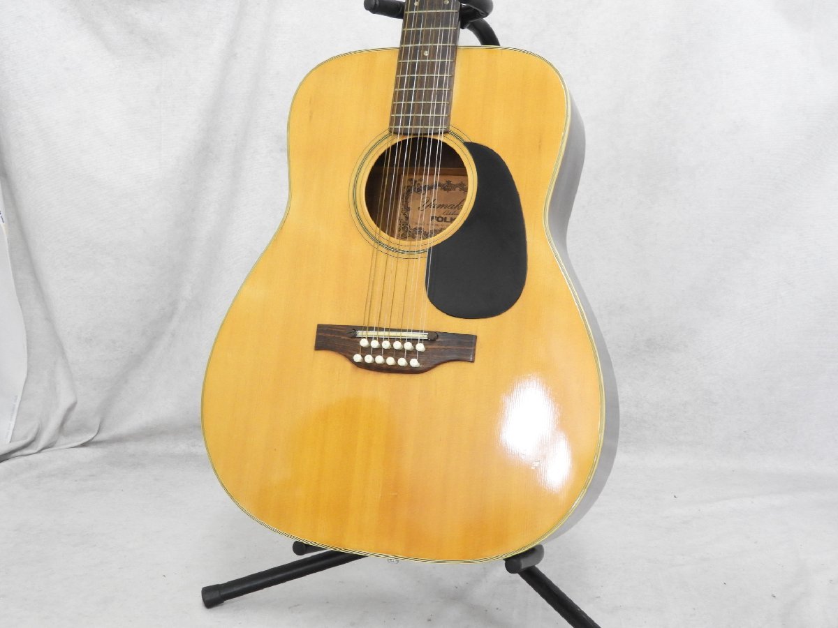 ヤマキ　YamakiDeluxe FOLK　F-12 アコースティックギター ☆ Yamaki Deluxe ヤマキ FOLK No.220 12弦 フォークギター