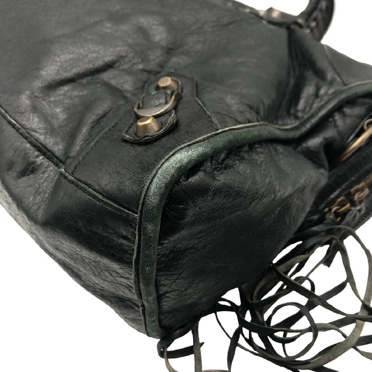 BALENCIAGA バレンシアガ 115748 ザ・シティ ラムスキン レザー 2way