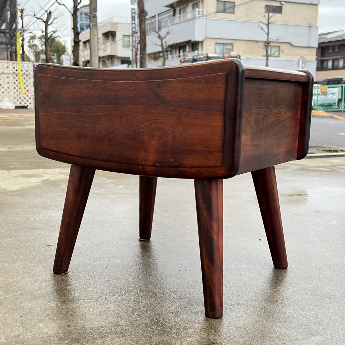 九州民芸家具 ミズメザクラ 無垢材 ヴィンテージ スツール 和風家具