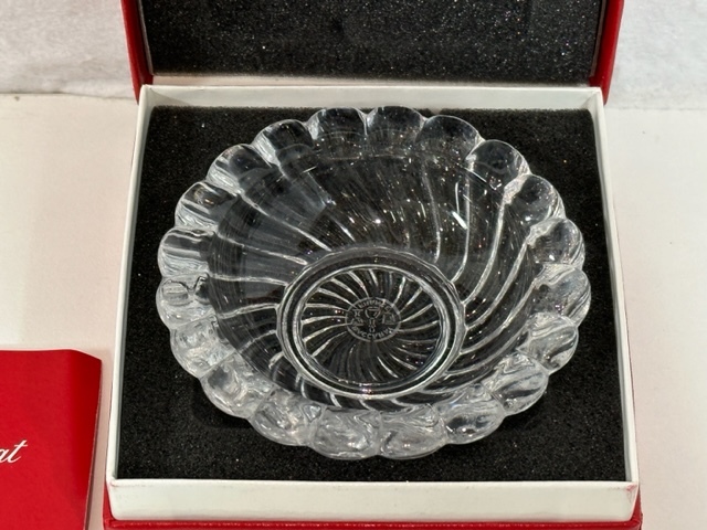 小物入れ ☆オススメ☆ Baccarat バカラ ボリュート VOLUTE 約8cm