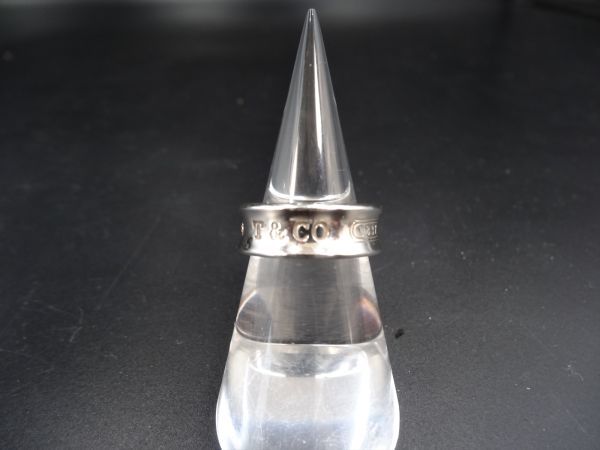 正規品】8141 1円 TIFFANY＆Co. ティファニー 1837 ナローリング 指輪