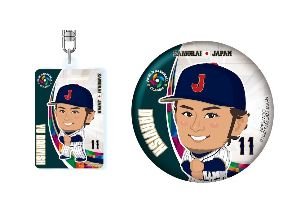 侍ジャパン 侍ジャパン モバガチャ WBC 第3弾 缶バッジ アクリル