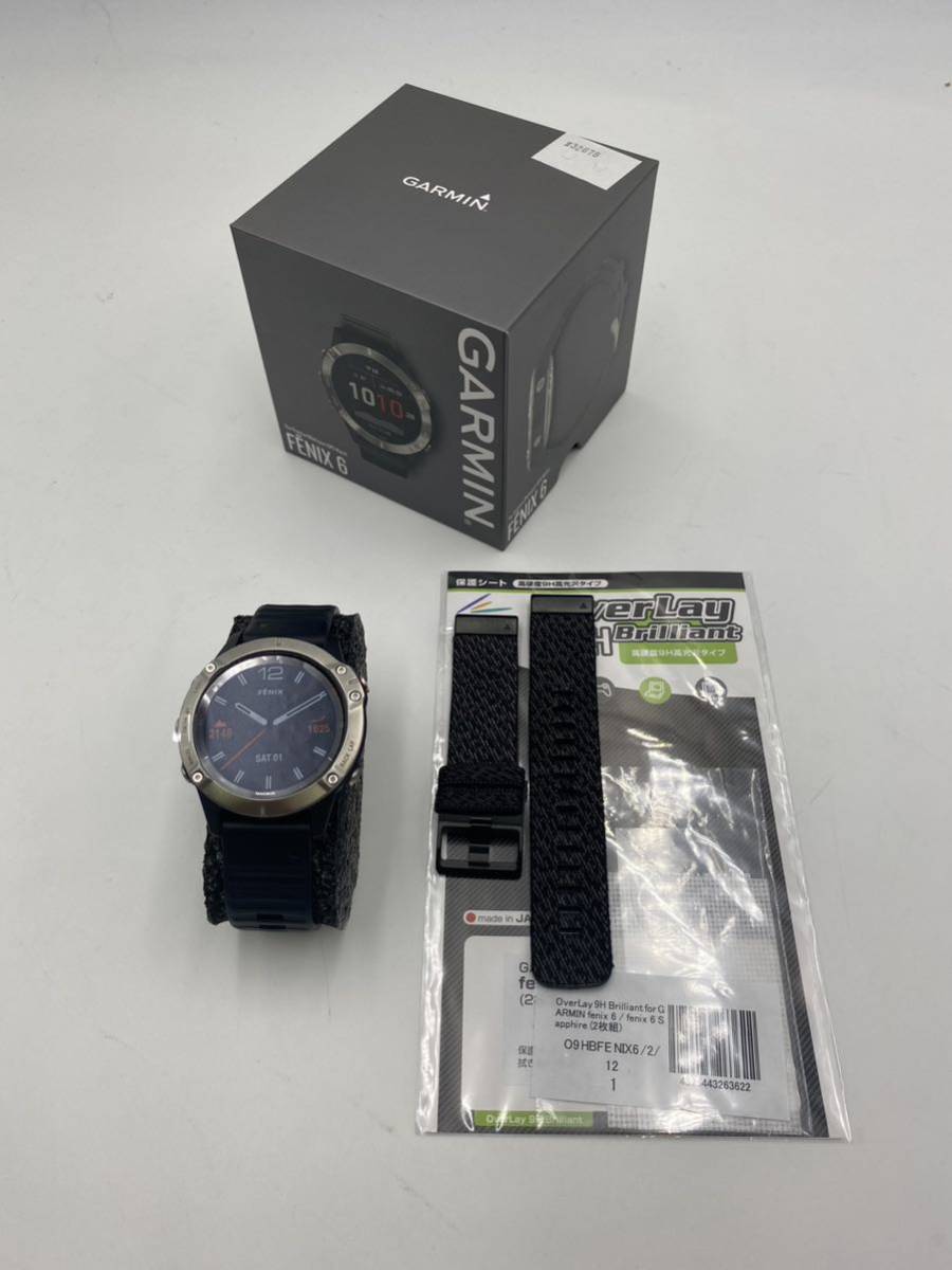 超激得，新作登場 福岡発 GARMIN FENIX 6 GPSウォッチ(スマートウォッチ本体)｜売買されたオークション情報、yahooの商品情報をアーカイブ公開 - オークファン スマートウォッチ本体