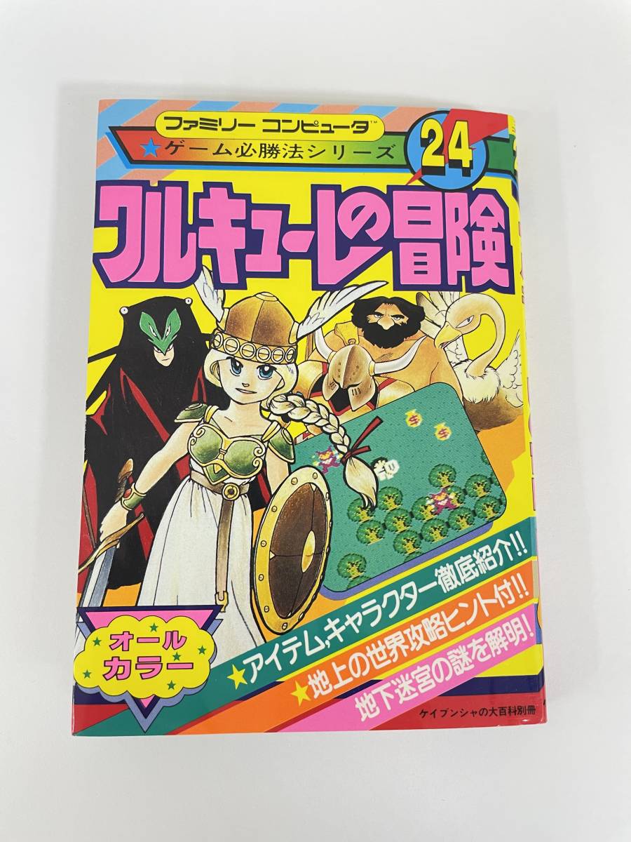 美品！！【カラーマップ付き】ゲーム必勝法シリーズ24 ワルキューレの冒険 攻略本 レトロゲーム