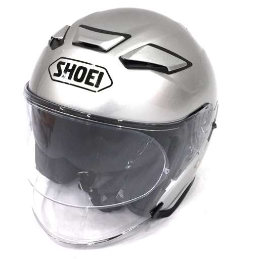中古品 SHOEI J-Cruise2 おぎなっ ブラック Mサイズ ジェットヘルメット