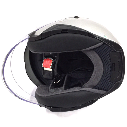 美品 ショウエイ J-Cruise2 Lサイズ 59cm ジェットヘルメット シルバー