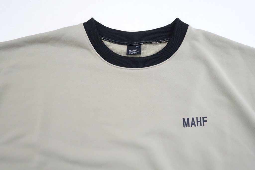 中古(スウェット・トレーナー|トップス mash ノースフェイス 中古(カラーベージュ)(スウェット PRO 正規代理店 ヘビーウェイト 13oz メンズ CLUB(プロクラブ) ベージュ(スウェット・トレーナー トレーナー 裏起毛パイル落書き刺繍スウェット(F M2594 up ライトグレー