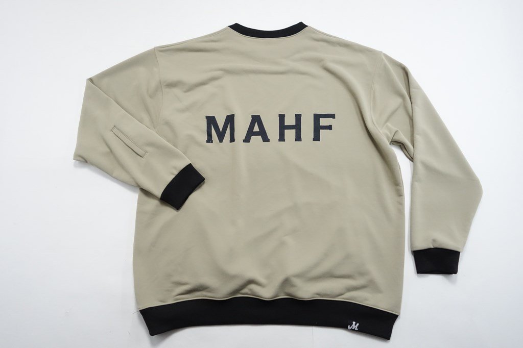 中古(スウェット・トレーナー|トップス mash ノースフェイス 中古(カラーベージュ)(スウェット PRO 正規代理店 ヘビーウェイト 13oz メンズ CLUB(プロクラブ) ベージュ(スウェット・トレーナー トレーナー 裏起毛パイル落書き刺繍スウェット(F M2594 up ライトグレー