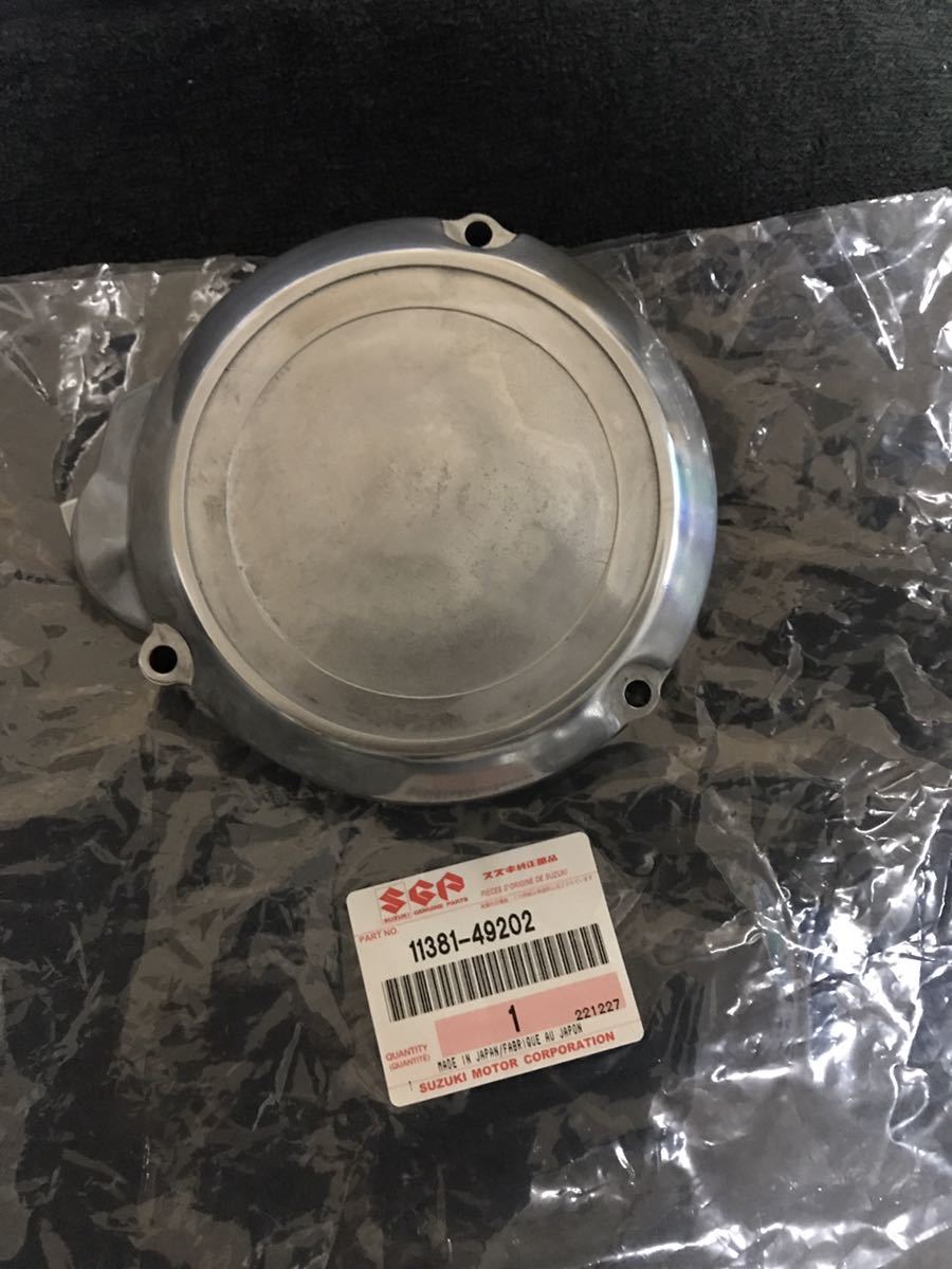 GSX1100S 750S カタナ 刀 シルバー 純正 コンタクトブレーカーカバー
