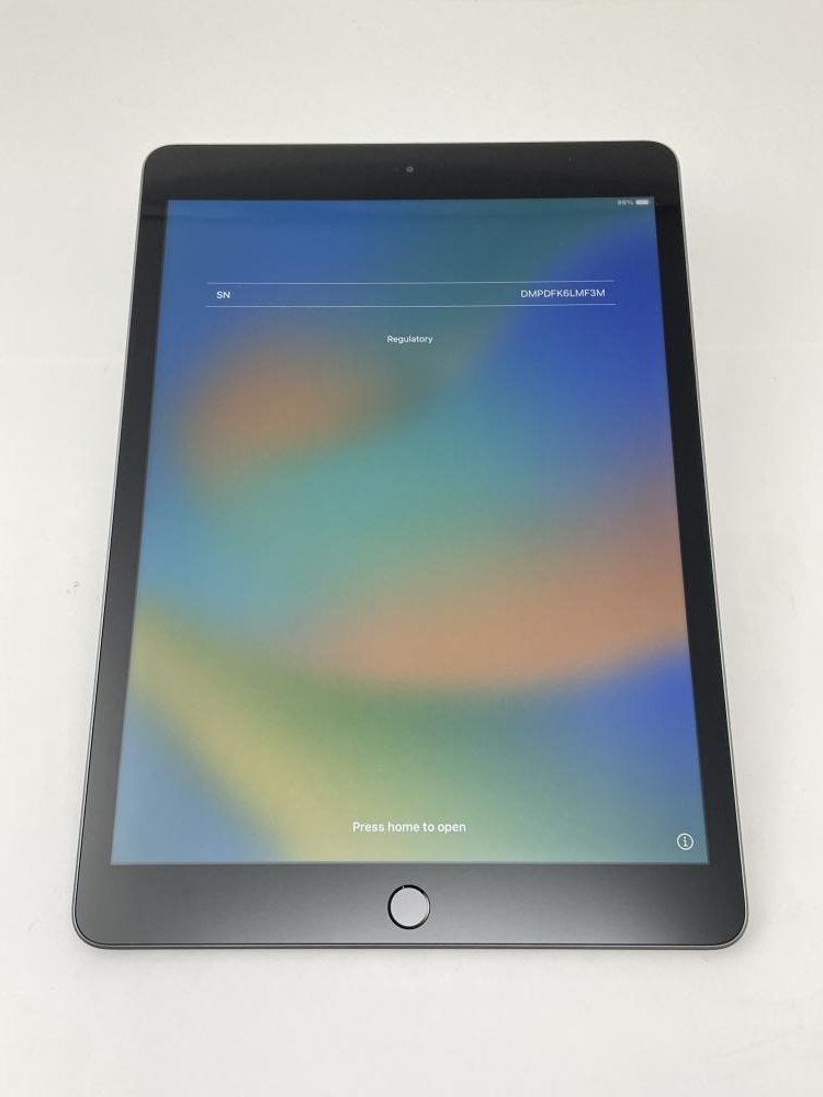 J134【動作確認済】 iPad 第7世代 32GB Wi-Fi スペースグレイ iPad