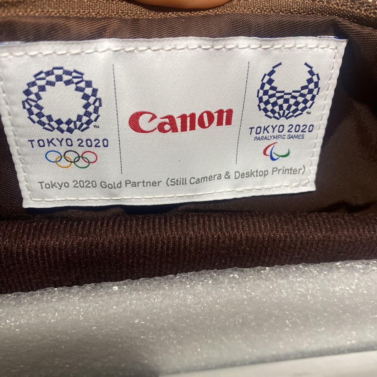 CANON キャノン TOKYO2020 東京オリンピック カメラバッグ レザー 