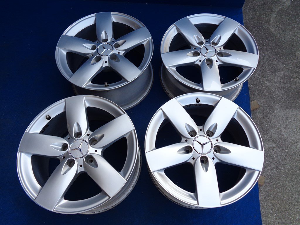 お買い得，豊富な ベンツ 純正 R171 SLK F 7J/+34 R 8J/+30 PCD 112 4本セット(純正品)｜売買されたオークション情報、yahooの商品情報をアーカイブ公開 - オークファン 5穴
