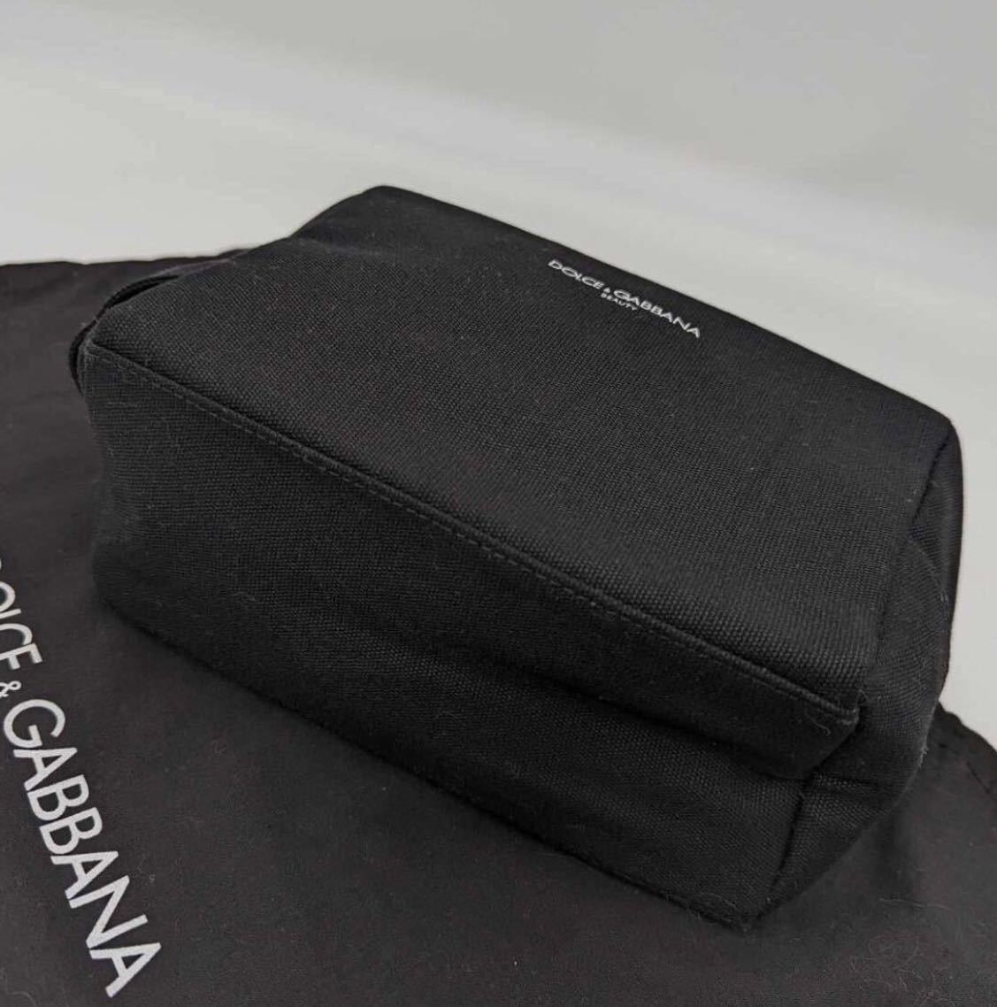 【新品同様】ドルチェ&ガッバーナ メンズ クラッチバッグ ゴールド金具 セカンドバッグ ドルガバ グレー系　キャンバス