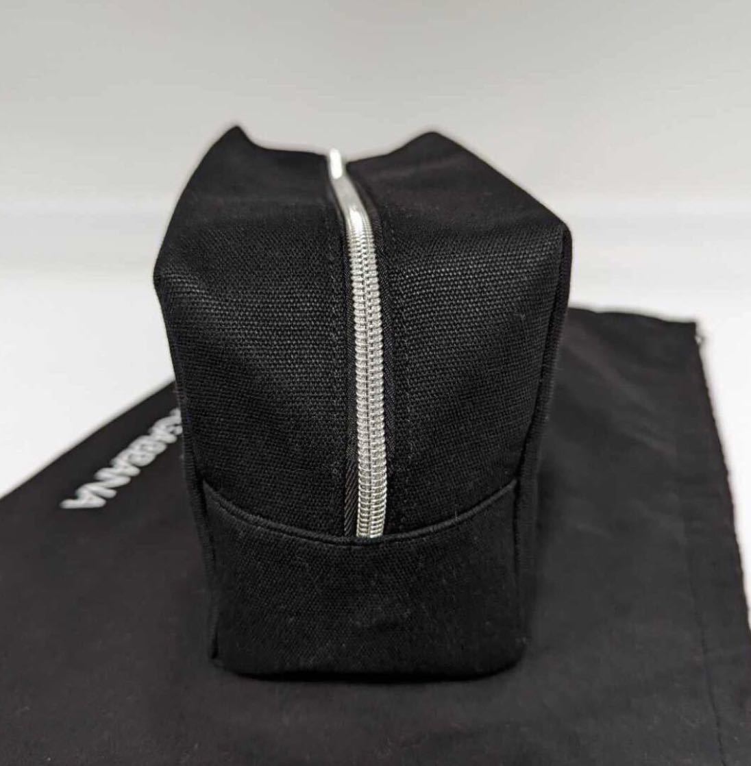 【新品同様】ドルチェ&ガッバーナ メンズ クラッチバッグ ゴールド金具 セカンドバッグ ドルガバ グレー系　キャンバス