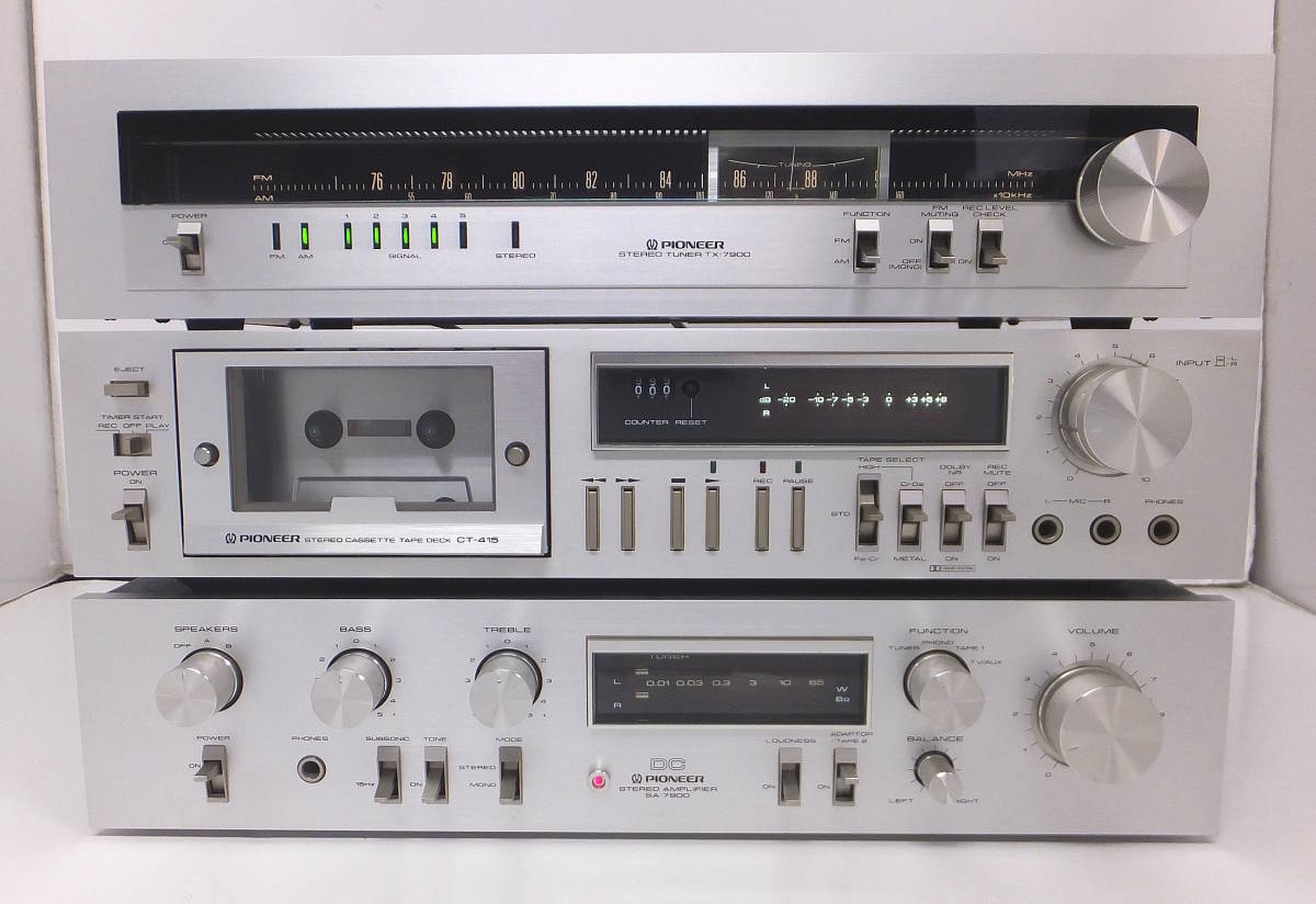 Pioneer SA-7900 TX-7900　セット よろづ屋】PIONEER SA-7900/TX-7900/CT-415 アンプ/チューナー