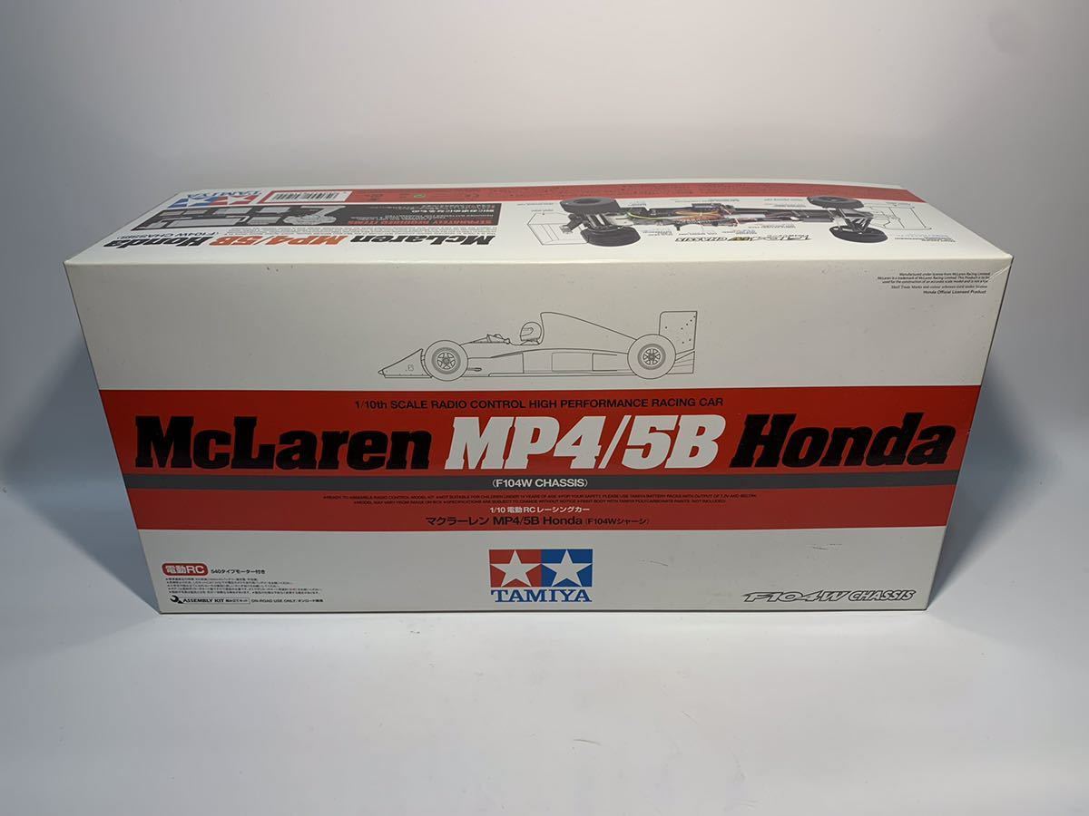タミヤ 1/10 マクラーレン MP4/5B Honda F104Wシャーシ 電動RC F1カー