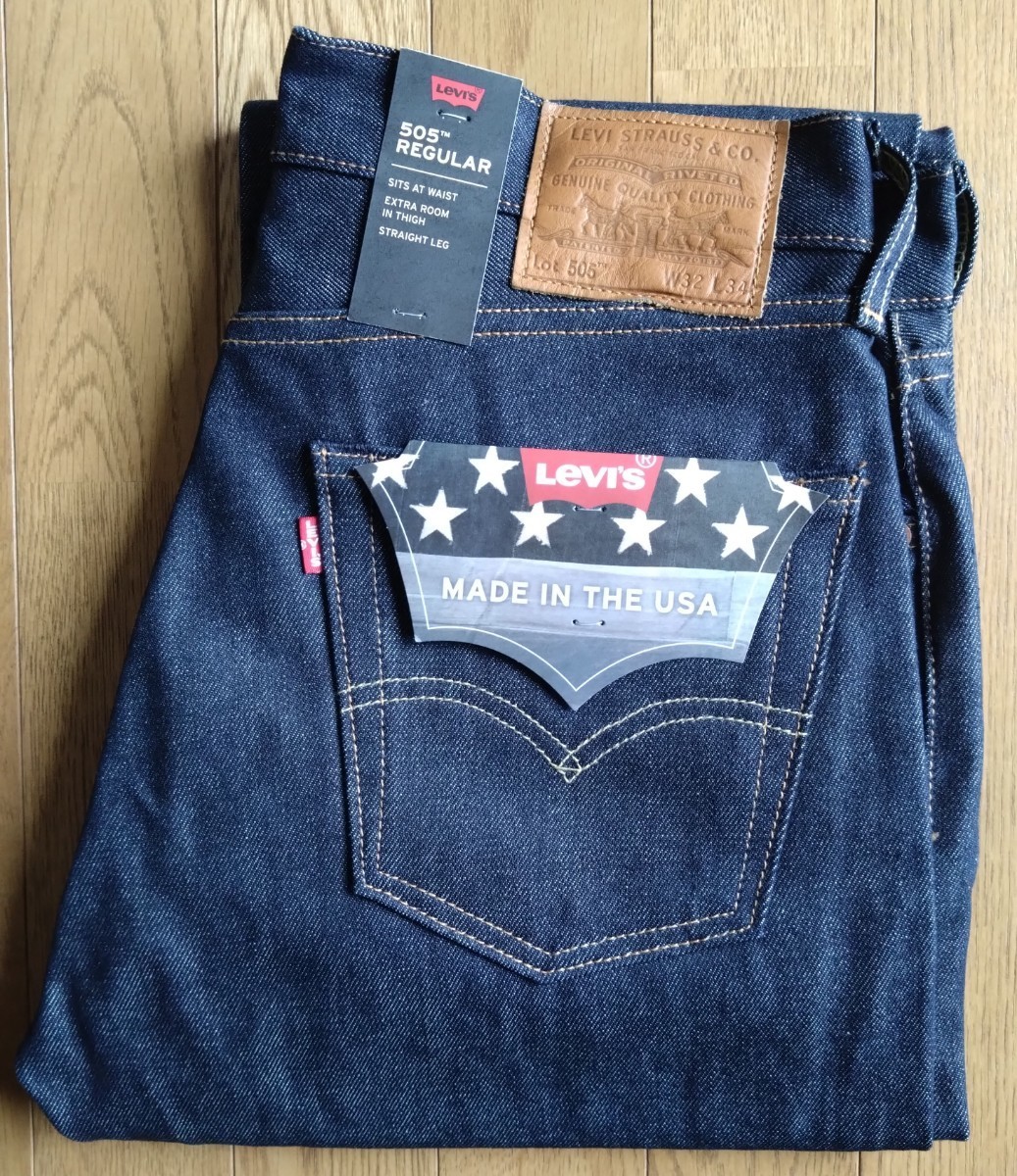 新品未使用 リーバイス505−1869 W32L34 アメリカ製【MADE IN THE USA 