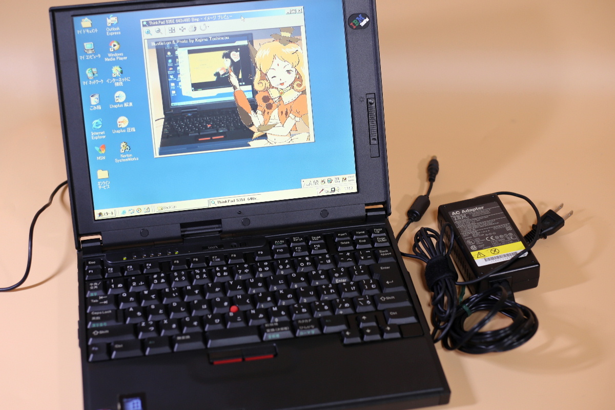 IBM ThinkPad 560X MMX Pentium 200MHz [ SMD 4GB メモリ96MB TFT液晶 