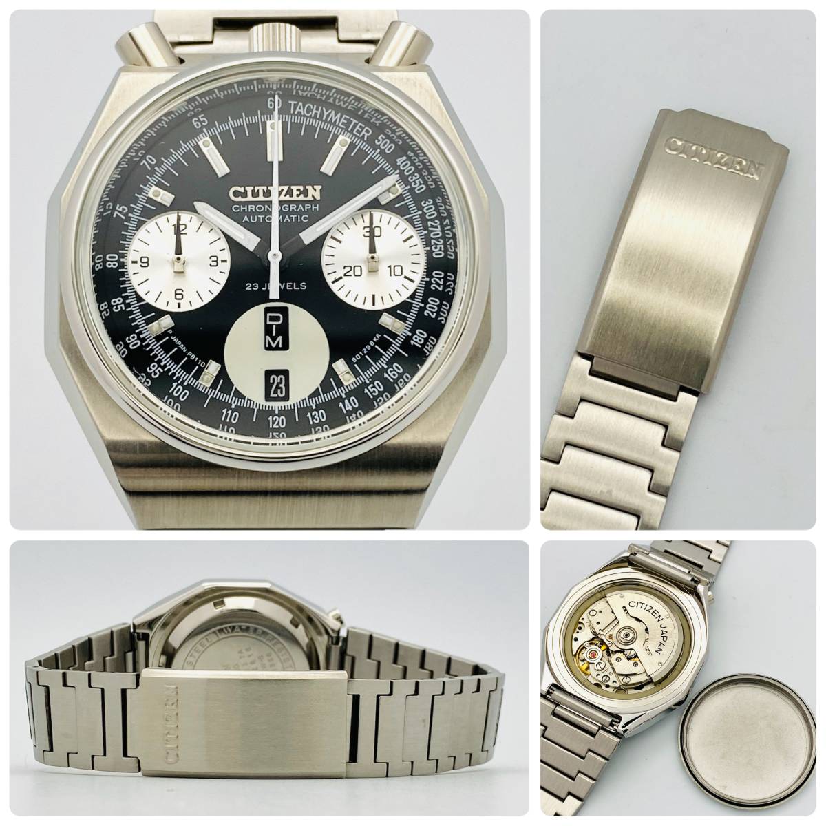 シチズン チャレンジタイマーツノクロノグラフ オクタゴン自動巻き