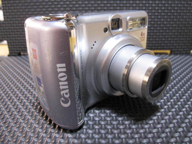 【美品】Canon PowerShot A550 単3乾電池対応 動作良好 CANON PowerShot A550 】動作品 キャノン パワーショット コンパクト