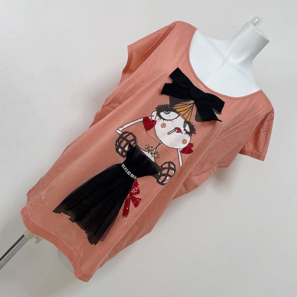 新品 LOVE MOSCHINOラブモスキーノ レディース Tシャツ トップス 半袖