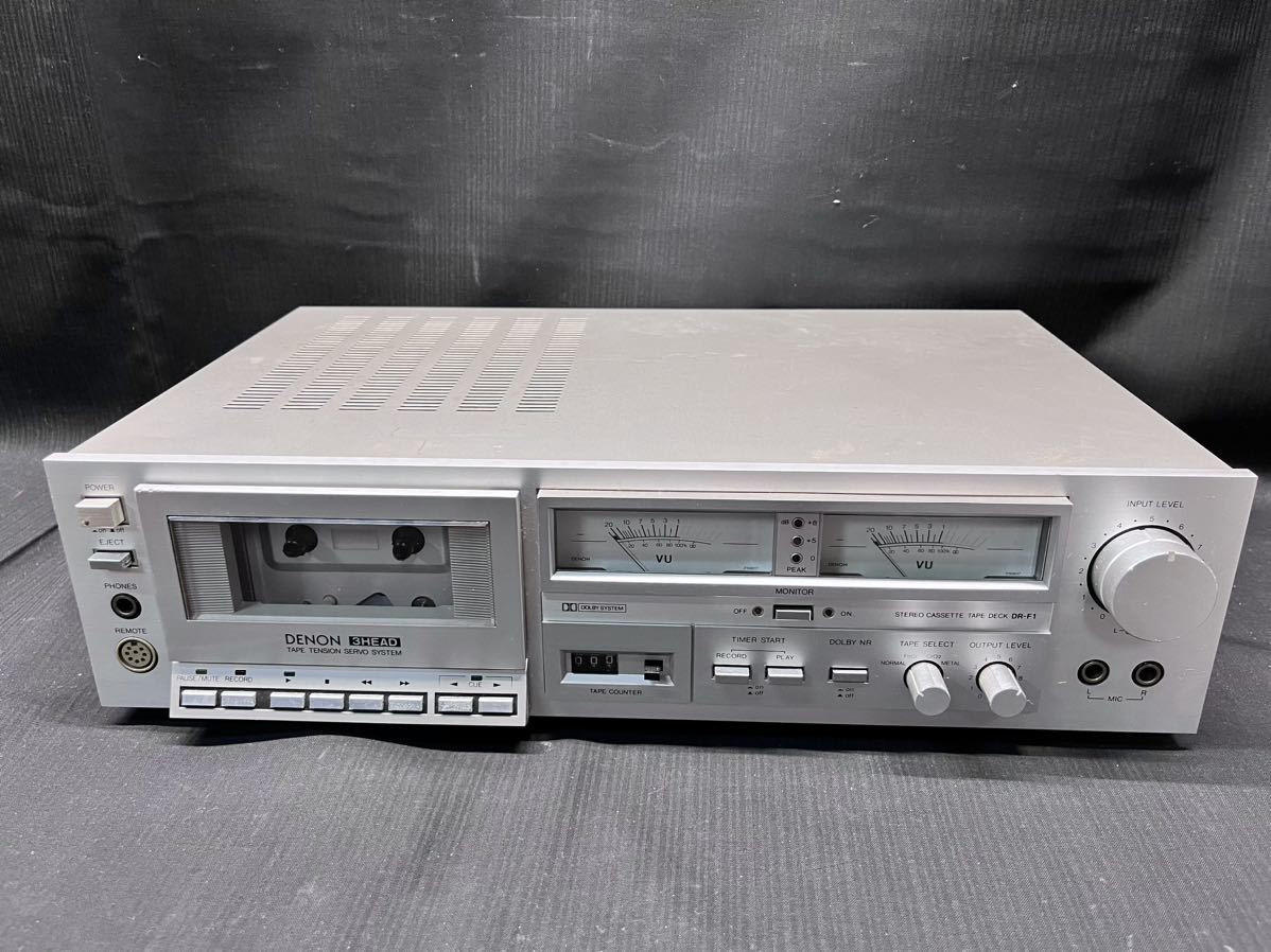デノン DENON DR-F1 3ヘッド カセットデッキ ステレオ オーディオ