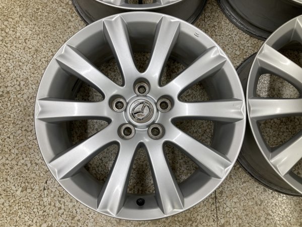 純正 マツダ +45 7J MPV 4本 17インチ アテンザ アクセラ 5H アルミ