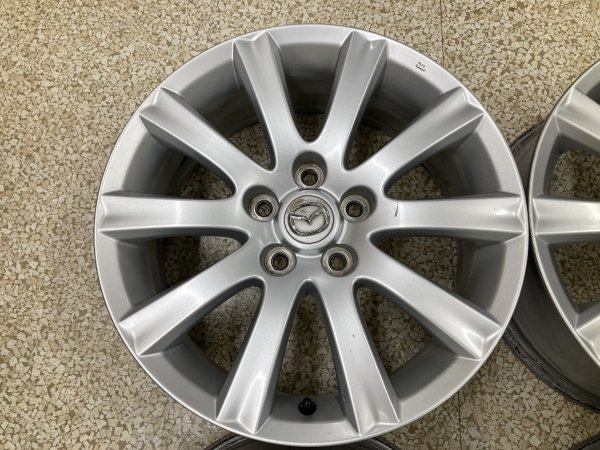 純正 マツダ +45 7J MPV 4本 17インチ アテンザ アクセラ 5H アルミ