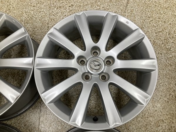 純正 マツダ +45 7J MPV 4本 17インチ アテンザ アクセラ 5H アルミ