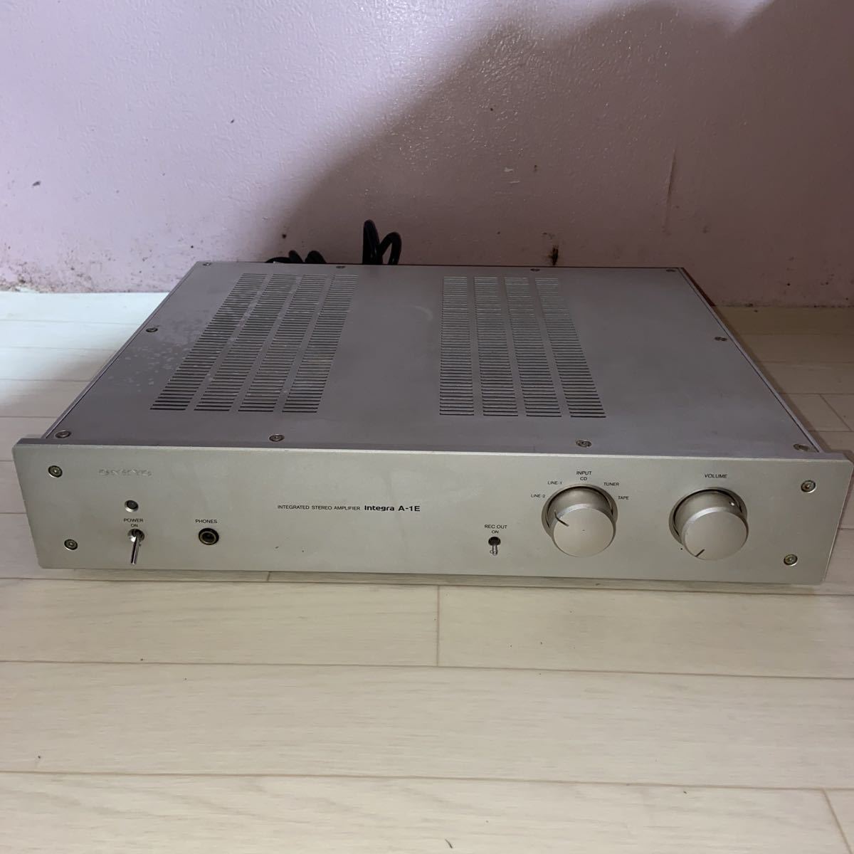 ☆ ONKYO オンキョー Integra A-1E プリメインアンプ　 通電のみ確認済み　