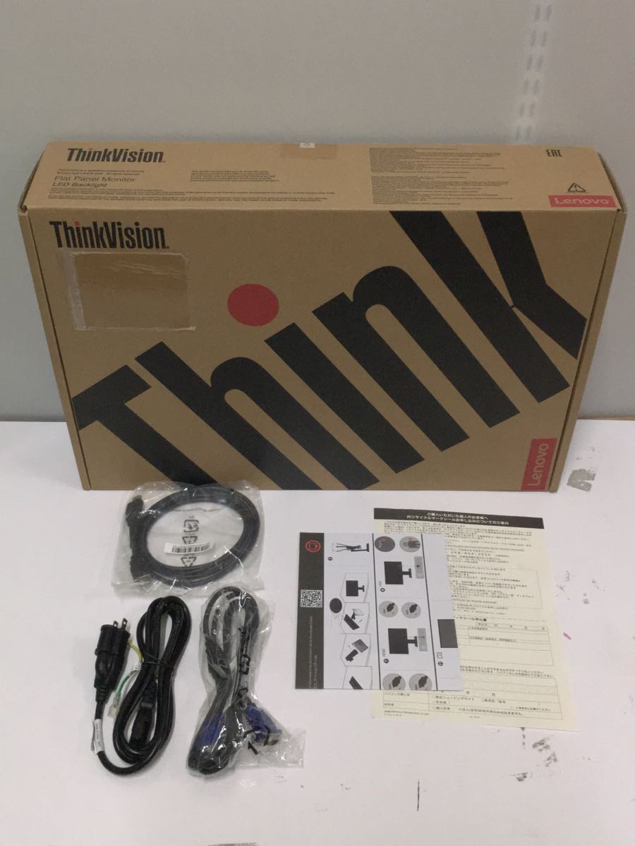 Lenovo◇モニター/21.5インチ/ワイド型/62A4-MAR4-J3/ThinkVision E22-20