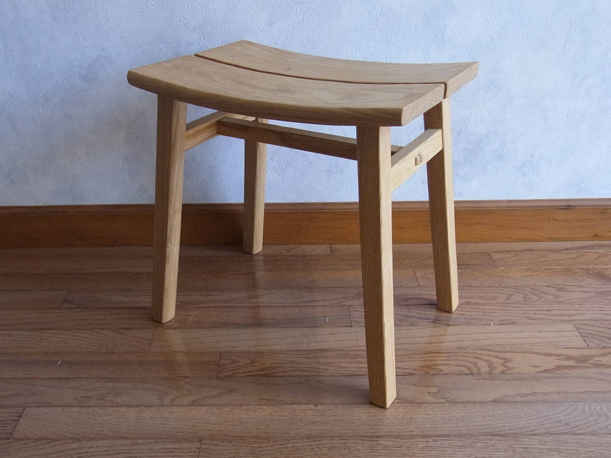 エコロジー木工家具 栗材で手作りしたスツール 【公式通販】