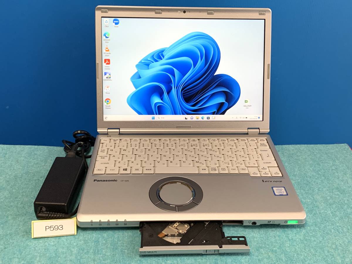 P593【快速】Panasonic Let's Note CF-SZ6 Windows11 Pro/メモリ8GB/M2
