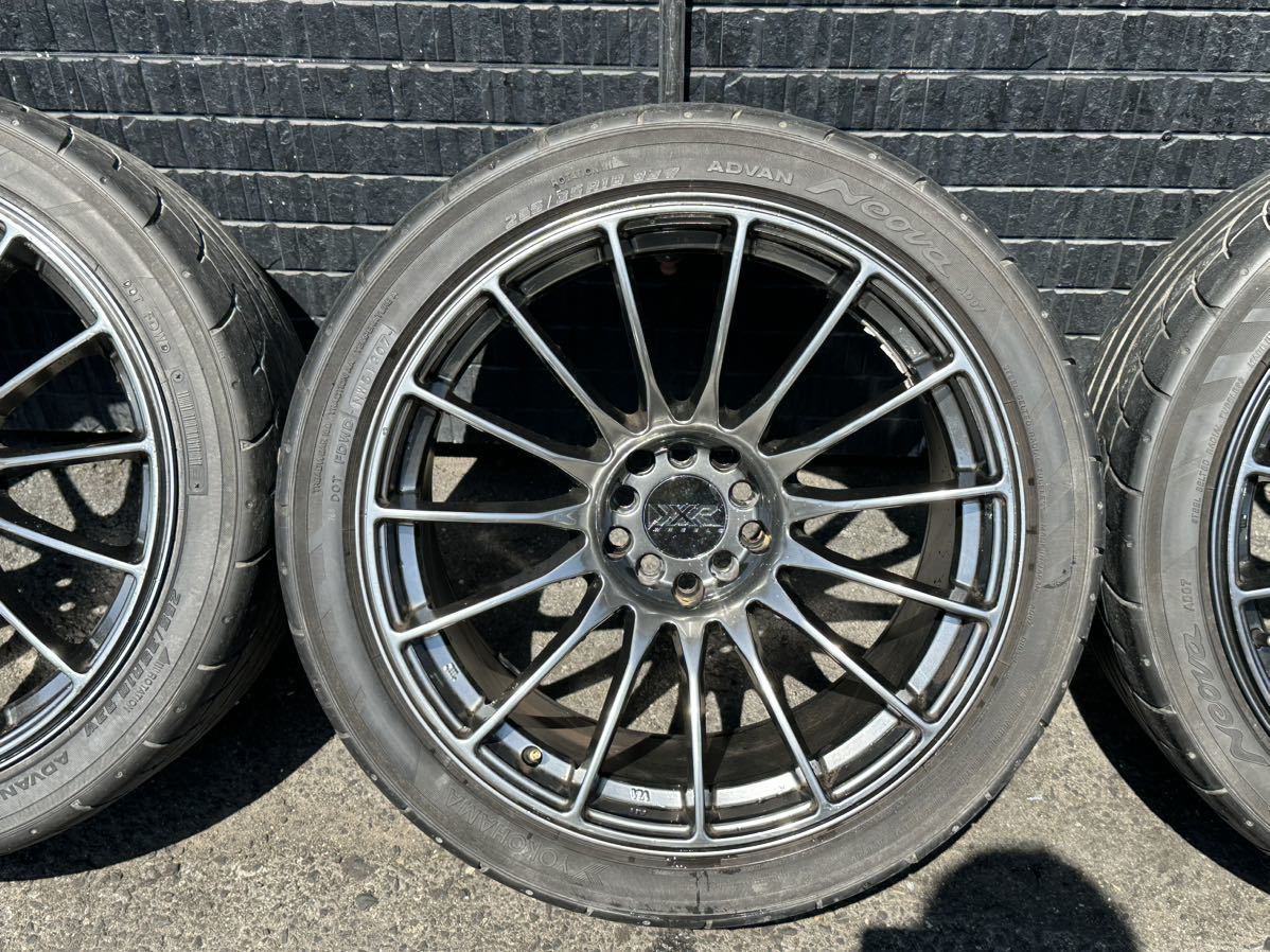 売り切り 中古 美品 XXR 550 18インチ 9.75J +19 5穴 5H PCD 100 114.3 