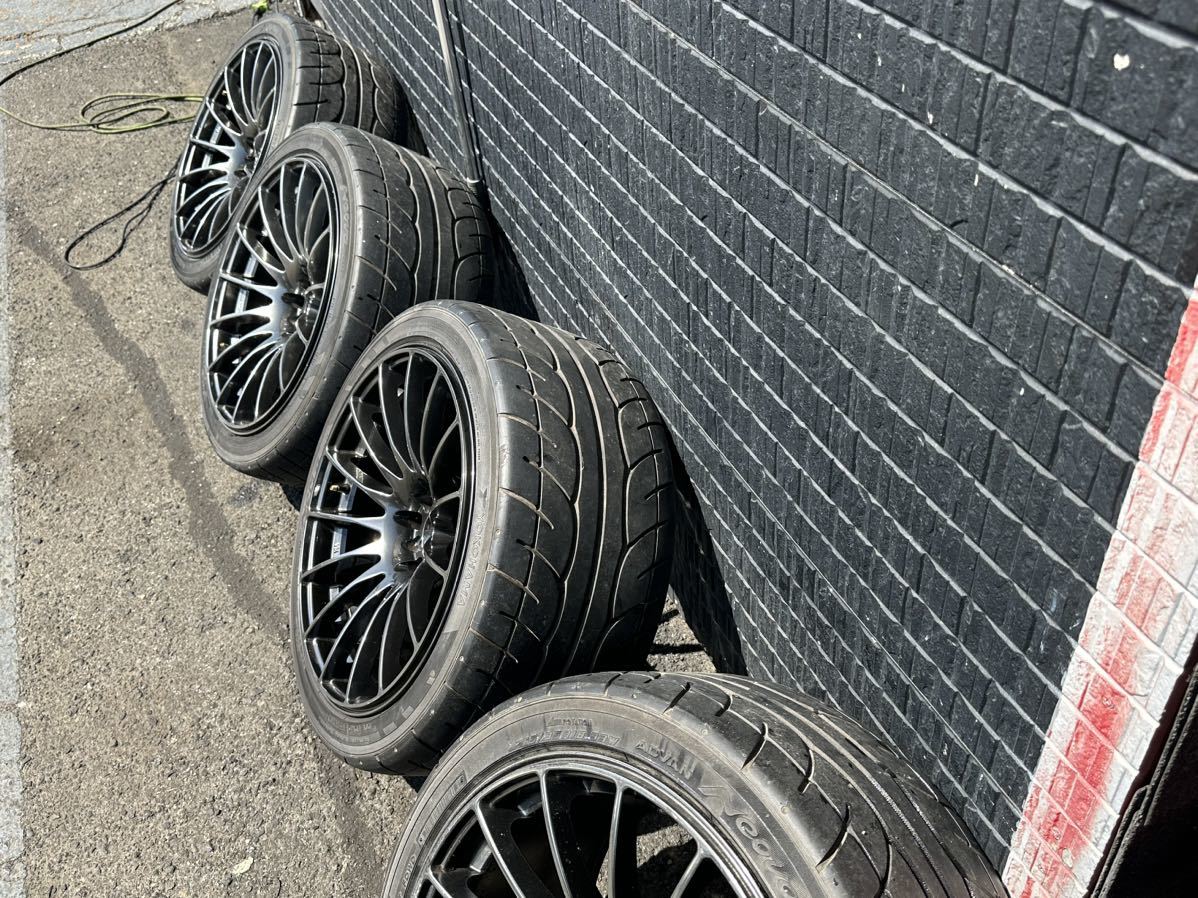 売り切り 中古 美品 XXR 550 18インチ 9.75J +19 5穴 5H PCD 100 114.3 