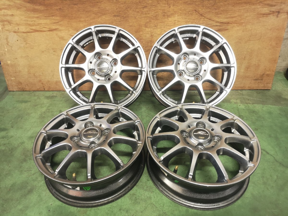 △ ホイール 4本 エーテック シュナイダー 13x4J+42 100 4H | JOB.MEU 