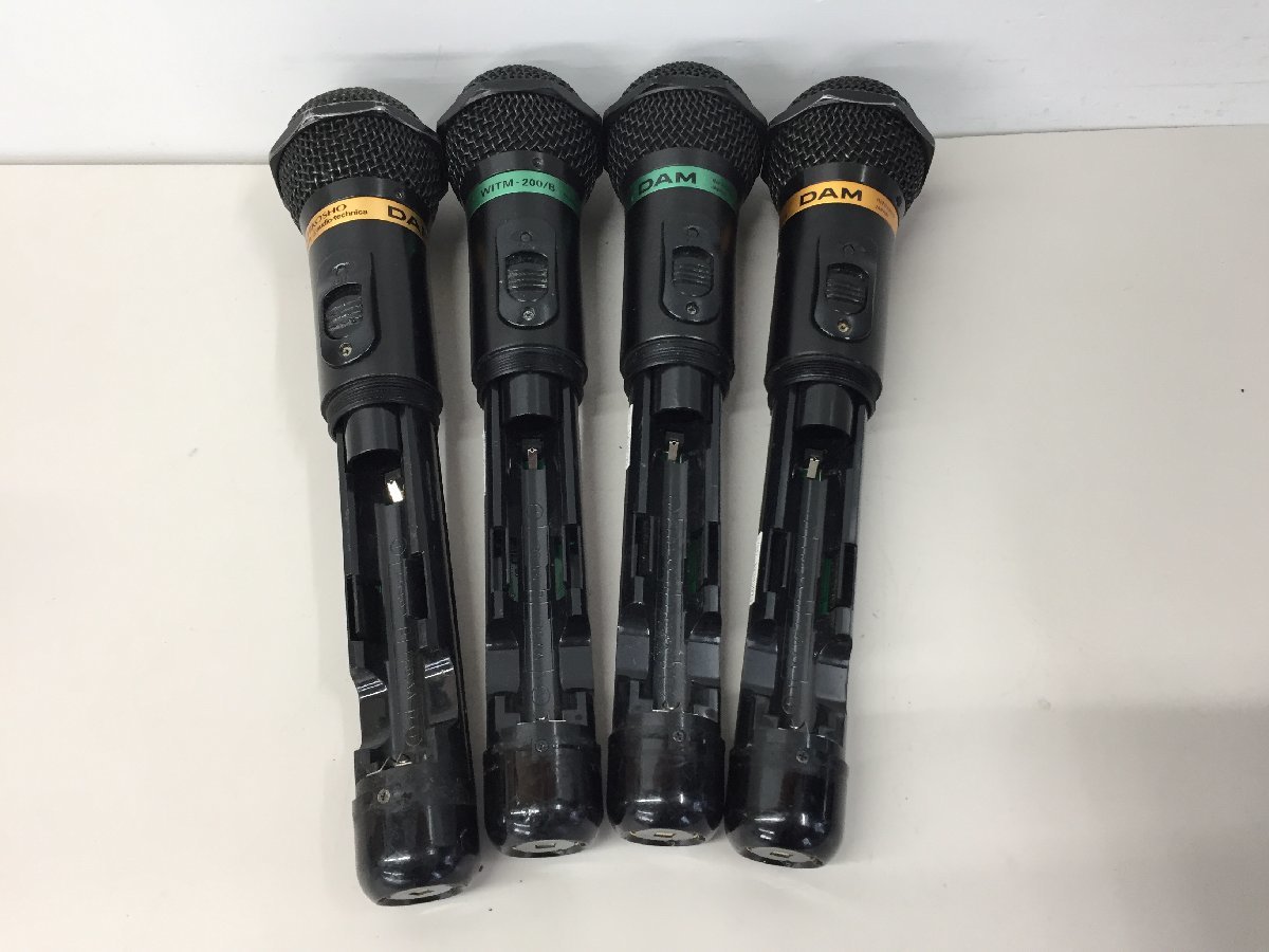 DAM(オーディオテクニカ製) 赤外線ワイヤレスマイク WITM-200A/B 合計4