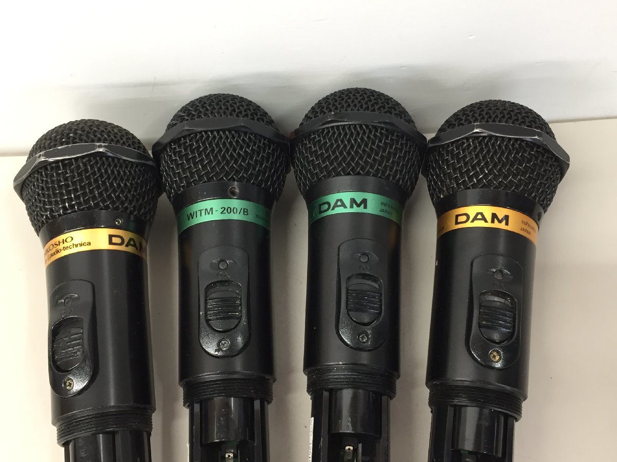 DAM(オーディオテクニカ製) 赤外線ワイヤレスマイク WITM-200A/B 合計4