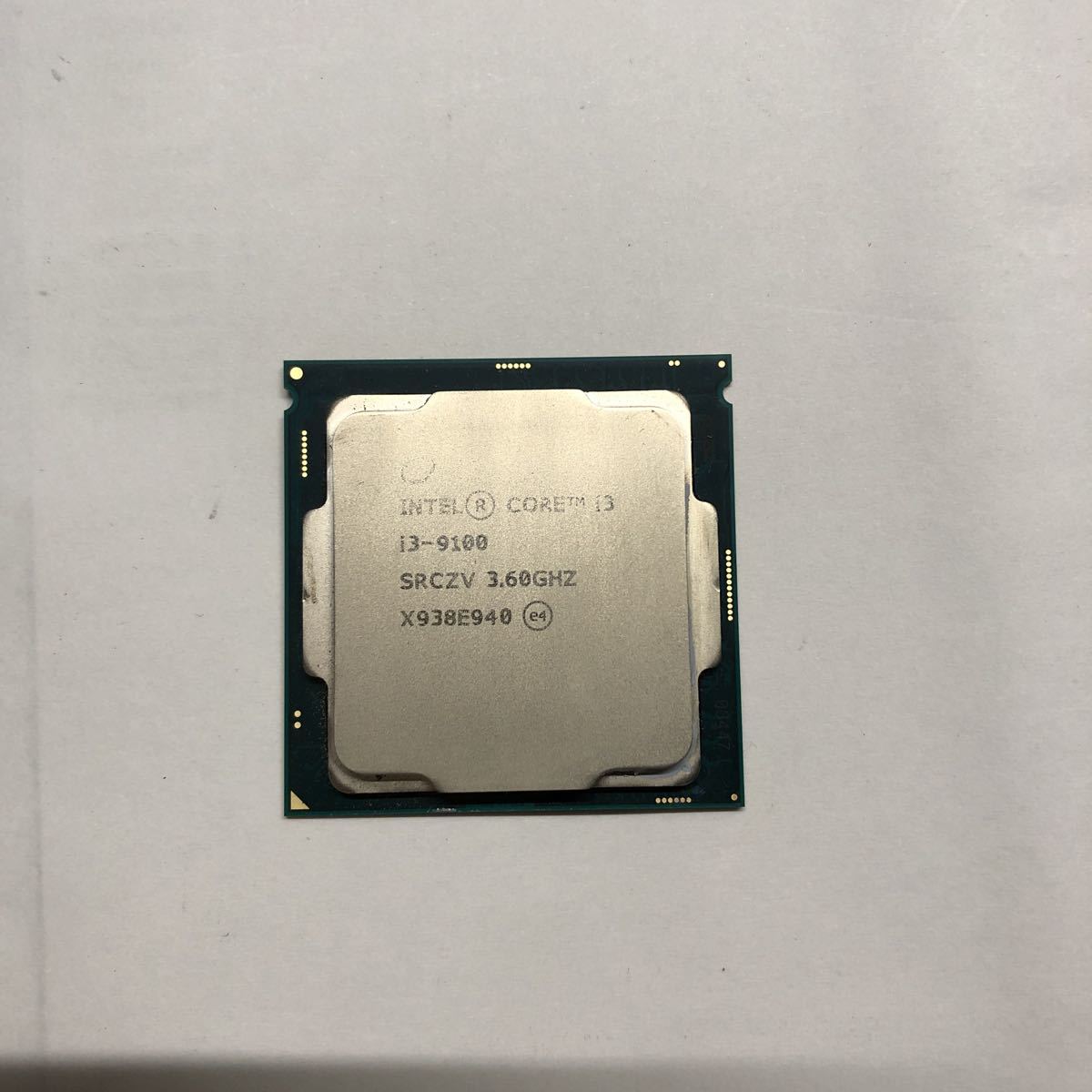 Intel Core i3-9100 SRCZV 3.60GHz /p93 Intel Core i3-9100 SRCZV動作