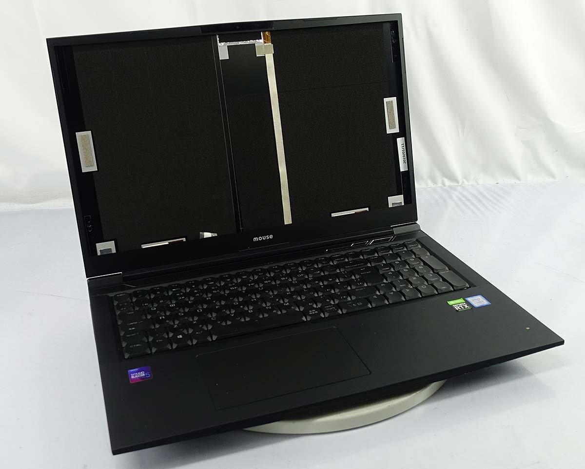 ジャンク 17.3 mouse computer NG-N-i7940PA1/Core i7 8750H/メモリ無