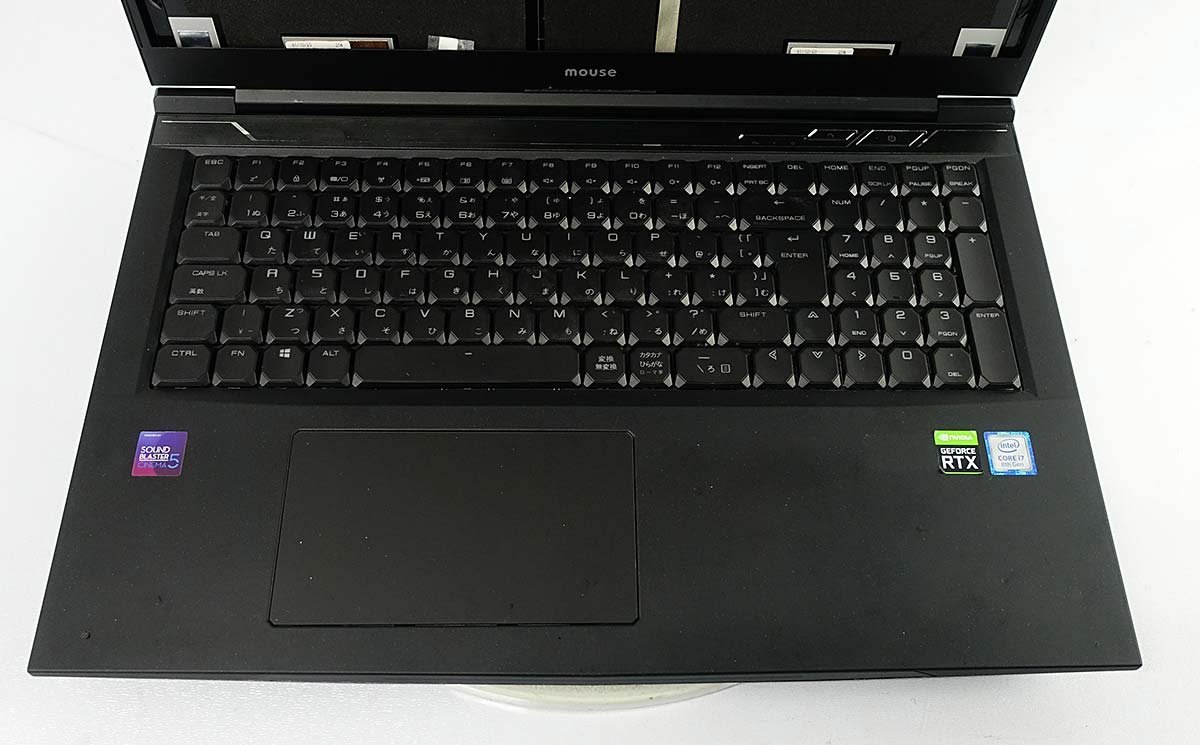 ジャンク 17.3 mouse computer NG-N-i7940PA1/Core i7 8750H/メモリ無